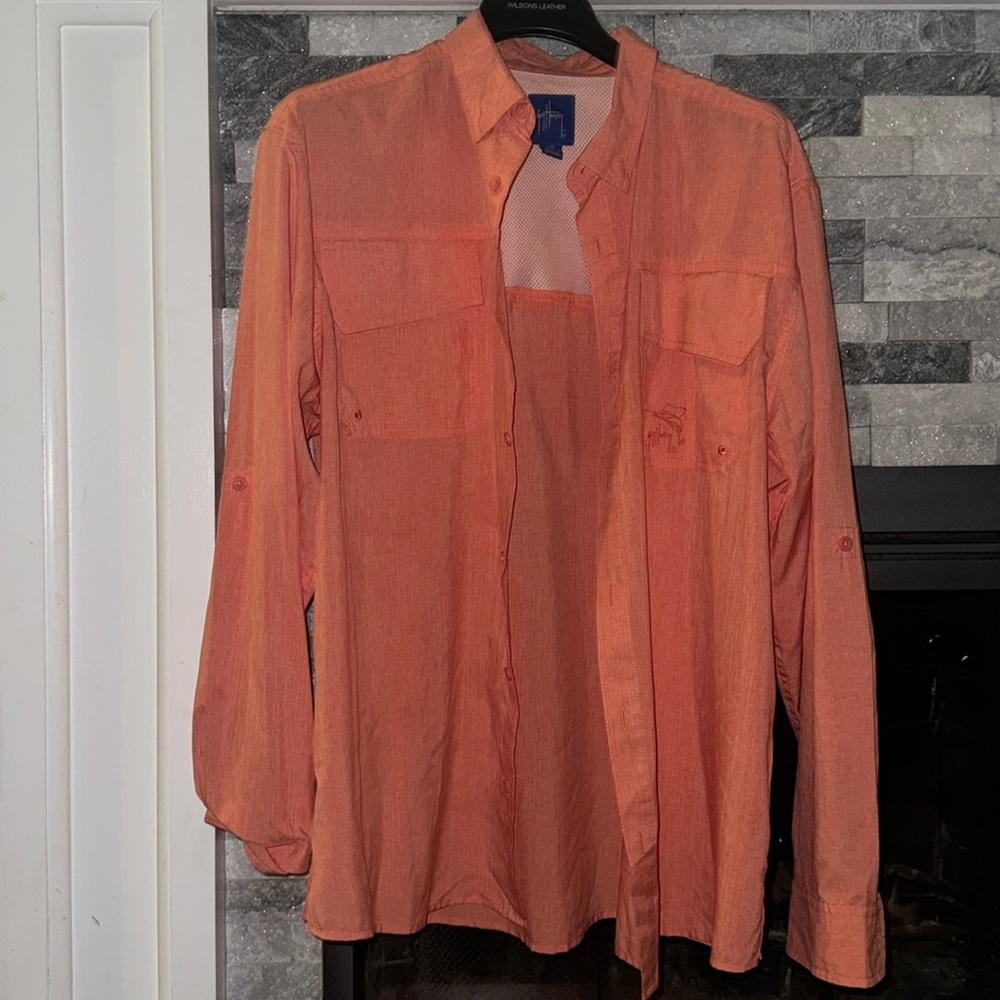 Men’s Large Guy Harvey Button Up Shirt
